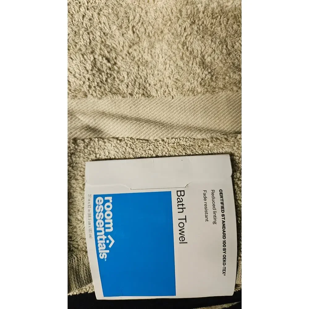 Room Essentials Bath Towel 27x52 Tan Beige New With Tag